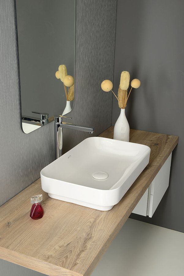 Isvea Sott Aqua Keramické umývadlo 60x38 cm, biele 10SQ50060 - galéria #2