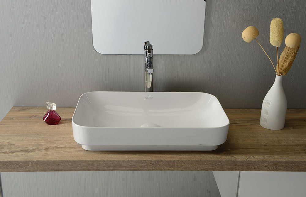 Isvea Sott Aqua Keramické umývadlo 60x38 cm, biele 10SQ50060 - galéria #3