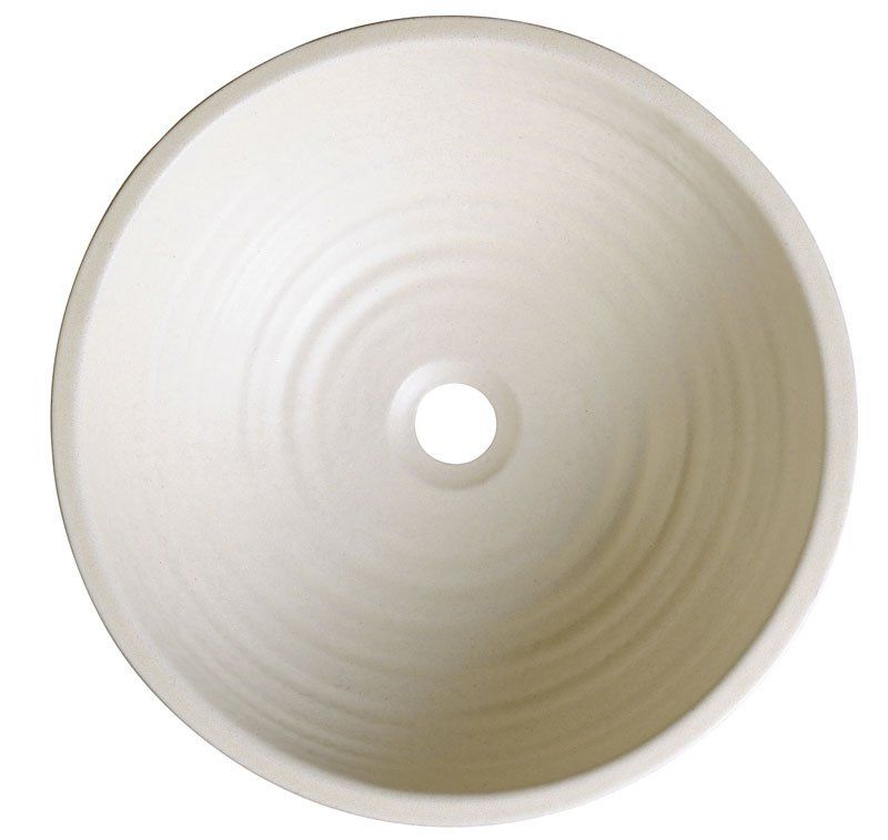 Sapho Attila Umývadlo okrúhle 42,5 cm, slonová kosť DK005 - galéria #2
