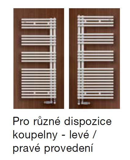 Elektrický radiátor Zehnder Forma Asym LFAEL-170-60/GD, ľavý, 59,6x170,6 cm, farba RAL9016 - galéria #3