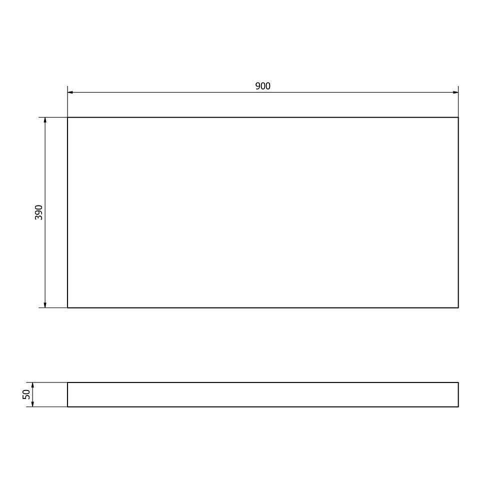 Sapho Avice Pult 90x39 cm, dub Rover - galéria #1