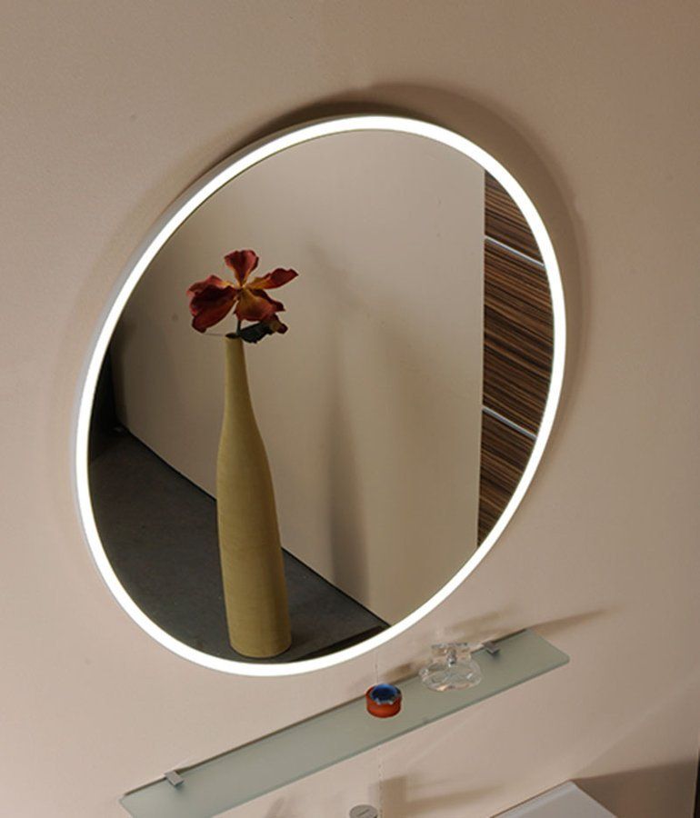 Zrkadlo Sapho Float s LED osvetlením, 60 cm, biele, 22559 - galéria #3