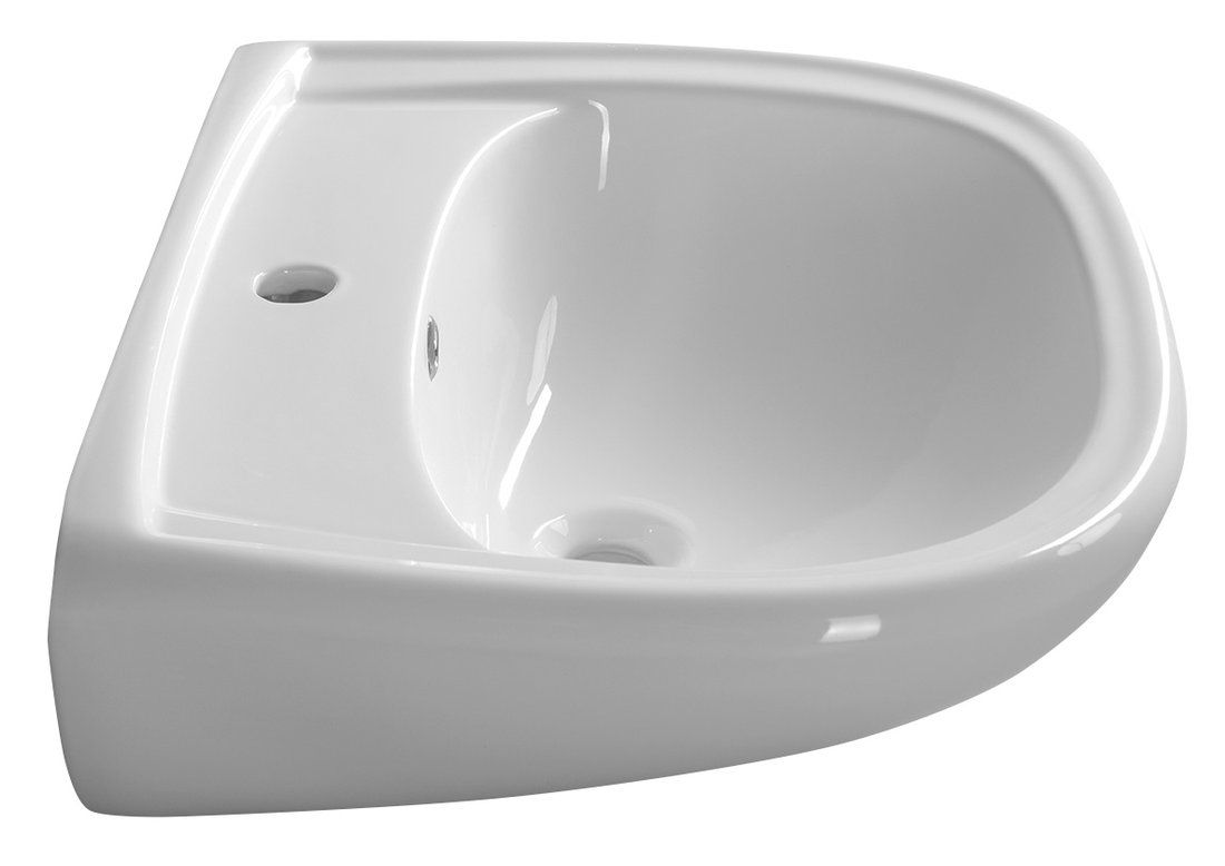 Aqualine Keramické umývadlo 56x44 cm, biele 17561 - galéria #3