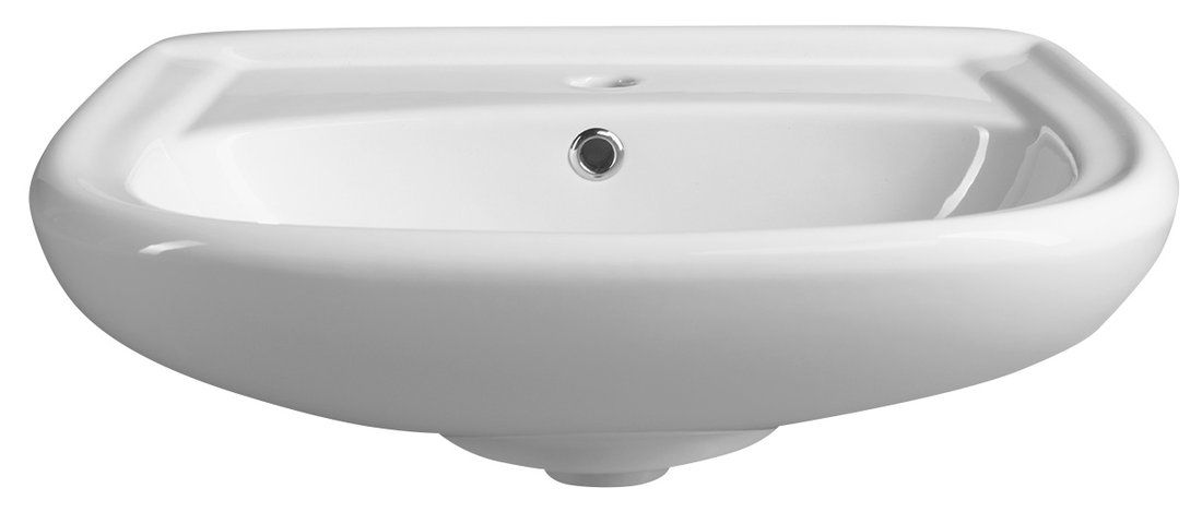 Aqualine Keramické umývadlo 56x44 cm, biele 17561 - galéria #2