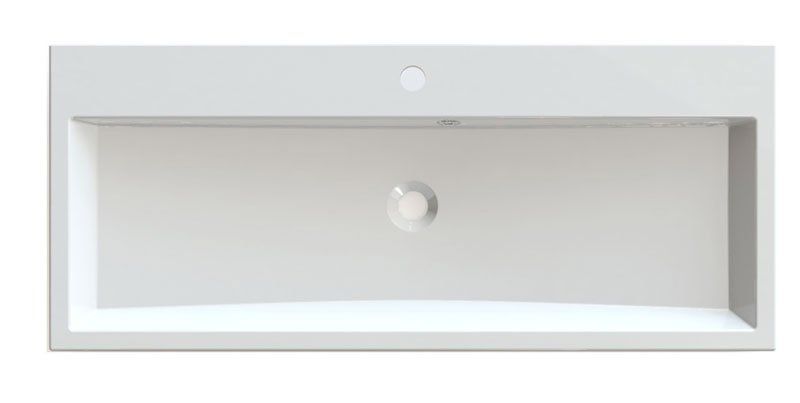 Sapo Orinoko Umývadlo 100x42 cm, biele OR100 - galéria #1
