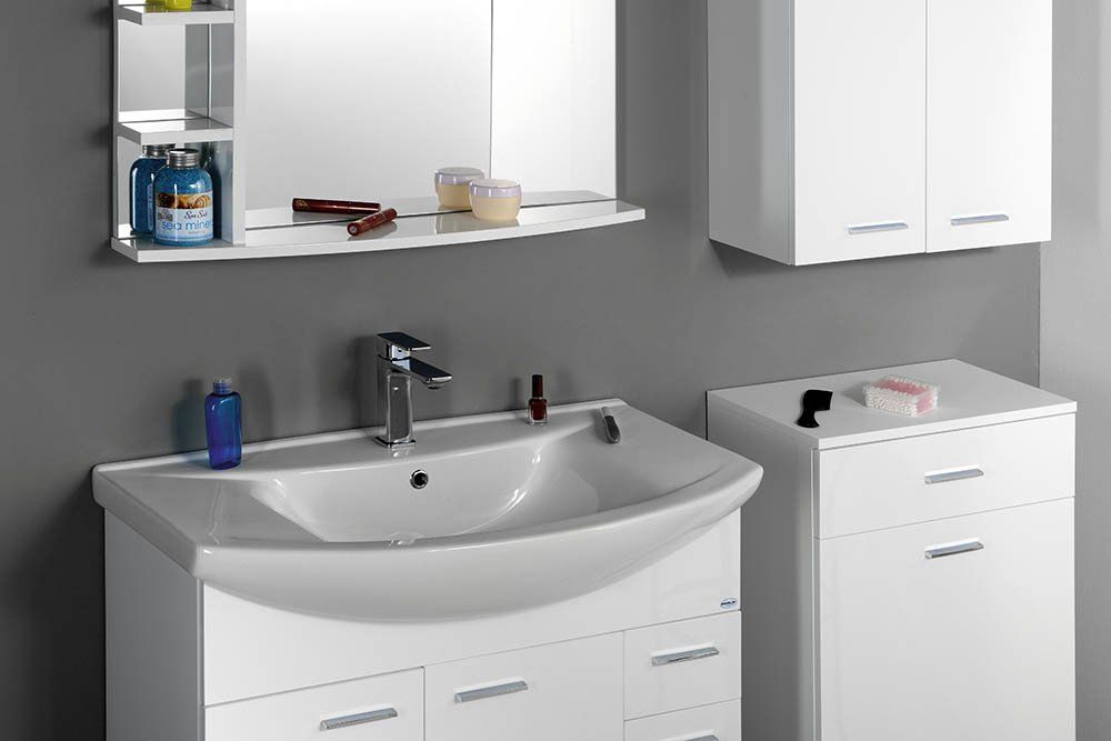 Aqualine Zero Nábytok umývadlo 86x50 cm, biela 6085 - galéria #2