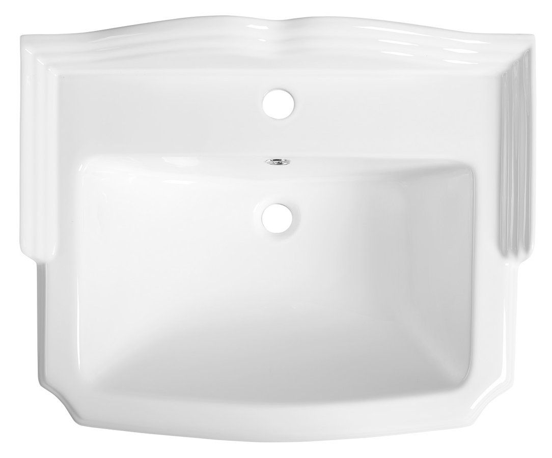 Aqualine Antik Umývadlo 58x47 cm, biele AK102 - galéria #1