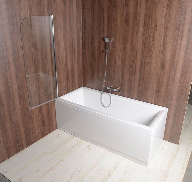 Aqualine Vilma Vaňová zástena , 60 cm, čiré sklo/chróm AQ6014 - galéria #2