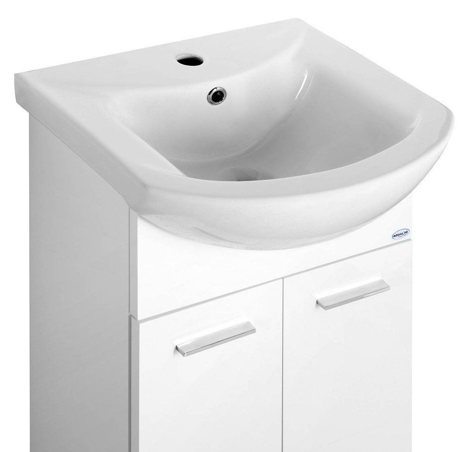 Aqualine Zoja Umývadlová skrinka 42x74x25 cm, biela 51045A - galéria #2