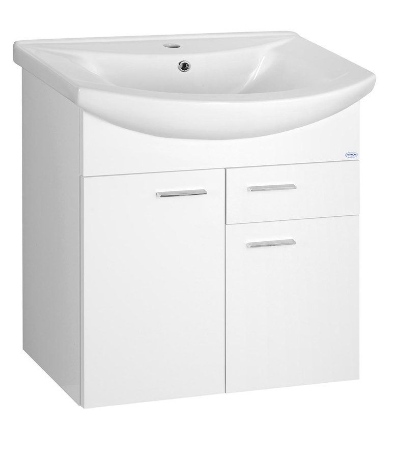 Aqualine Zoja Umývadlová skrinka 61,5x74x32 cm, biela 51065A - galéria #1