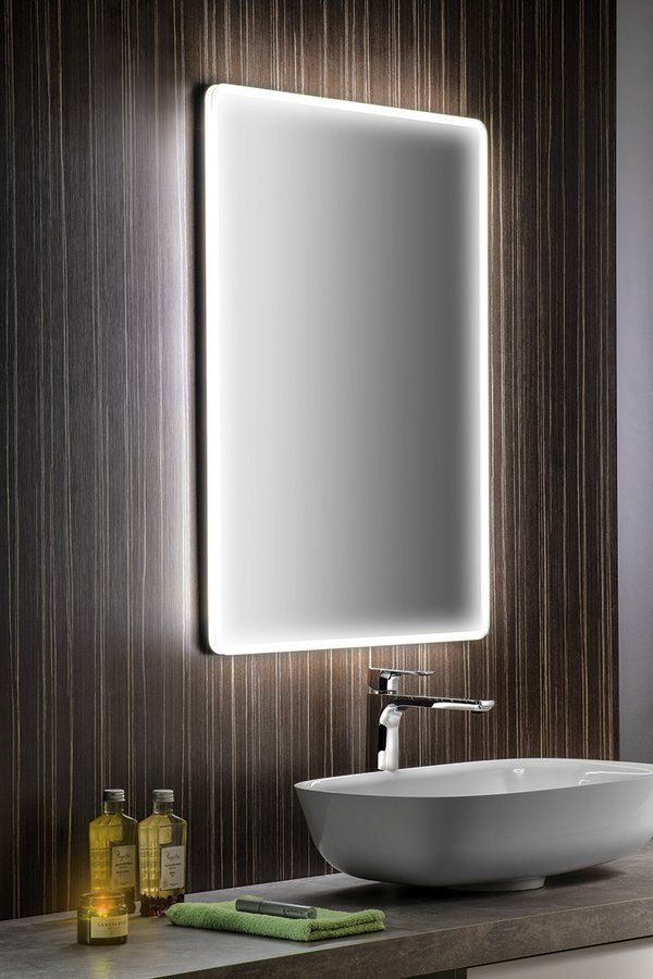 Zrkadlo Sapho Piri s LED osvetlením 50x70 cm, PR500 - galéria #4