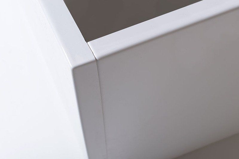 Polysan Plain Panel predný 180, ľavý, 1800x590 mm, biely 72642 - galéria #3