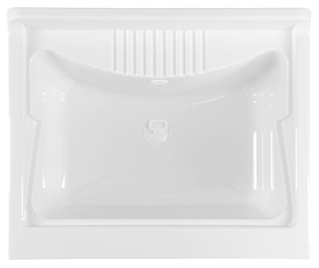 Plastové umývadlo Aqualine na skrinku 60 x 50 cm, biele PI6050 - galéria #2