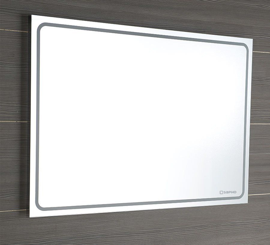 Zrkadlo Sapho Gemini 100x70 cm s osvetleným okrajom LED, GM100 - galéria #3