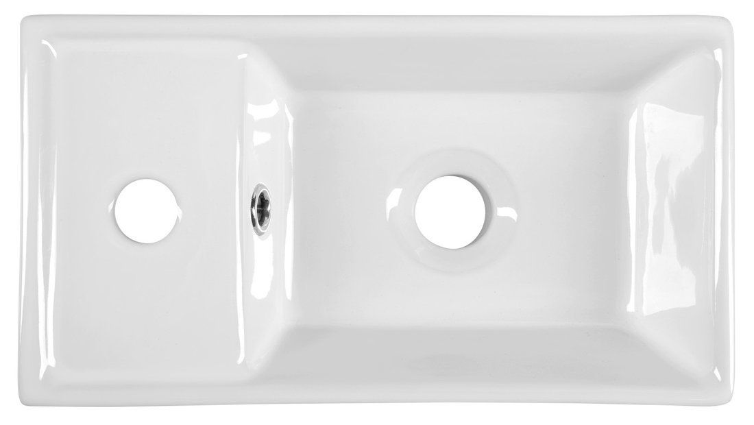 Umývadlo Aqualine 40x22x8 cm, biele DD4022 - galéria #1