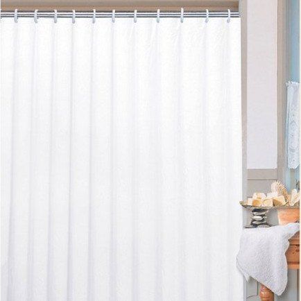 Aqualine Uni Sprchový záves 120x200 cm, vinyl-biely 131111 - galéria #1