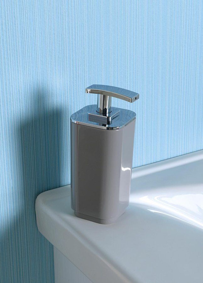 Dávkovač mydla Aqualine Seventy 250 ml, sivý 638208 - galéria #1