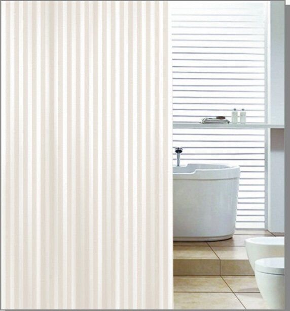 Aqualine Sprchový záves 180x200 cm, béžový ZP003 - galéria #1