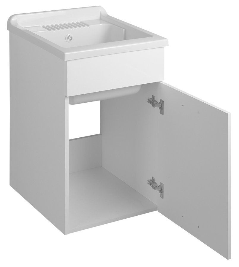Aqualine Skrinka pod umývadlo 43 x 49,4 cm, biela 57034 - galéria #3
