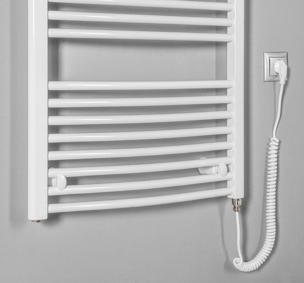 Aqualine Orbit-E ILEO36T Elektrický radiátor 60x132 cm, biely - galéria #2