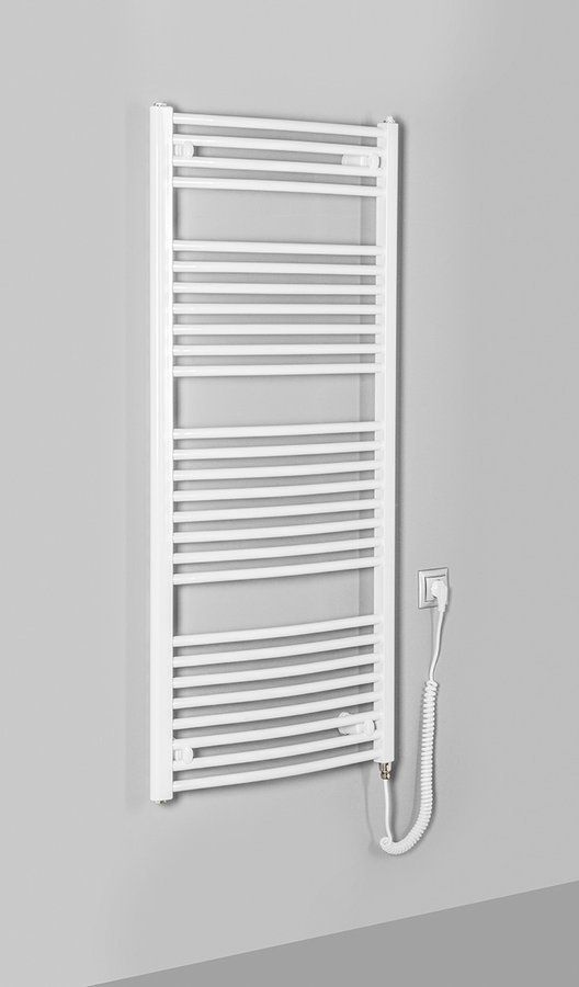 Aqualine Orbit-E ILEO36T Elektrický radiátor 60x132 cm, biely - galéria #1