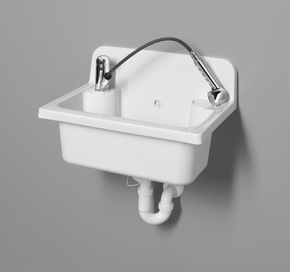Aqualine Plastová závesná výlevka 55 x 37 cm, biela, PI5052 - galéria #3