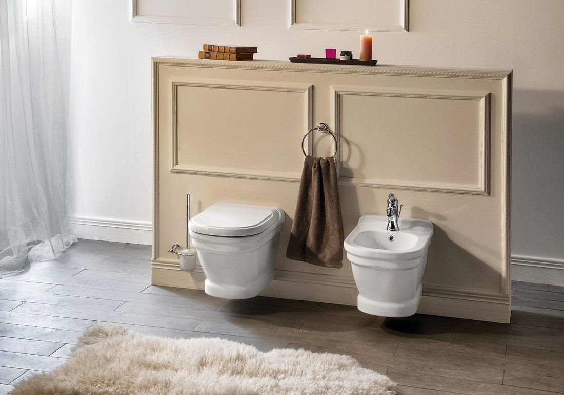 Sapho Antik Závesný bidet 36x53 cm, biely AN510 - galéria #1