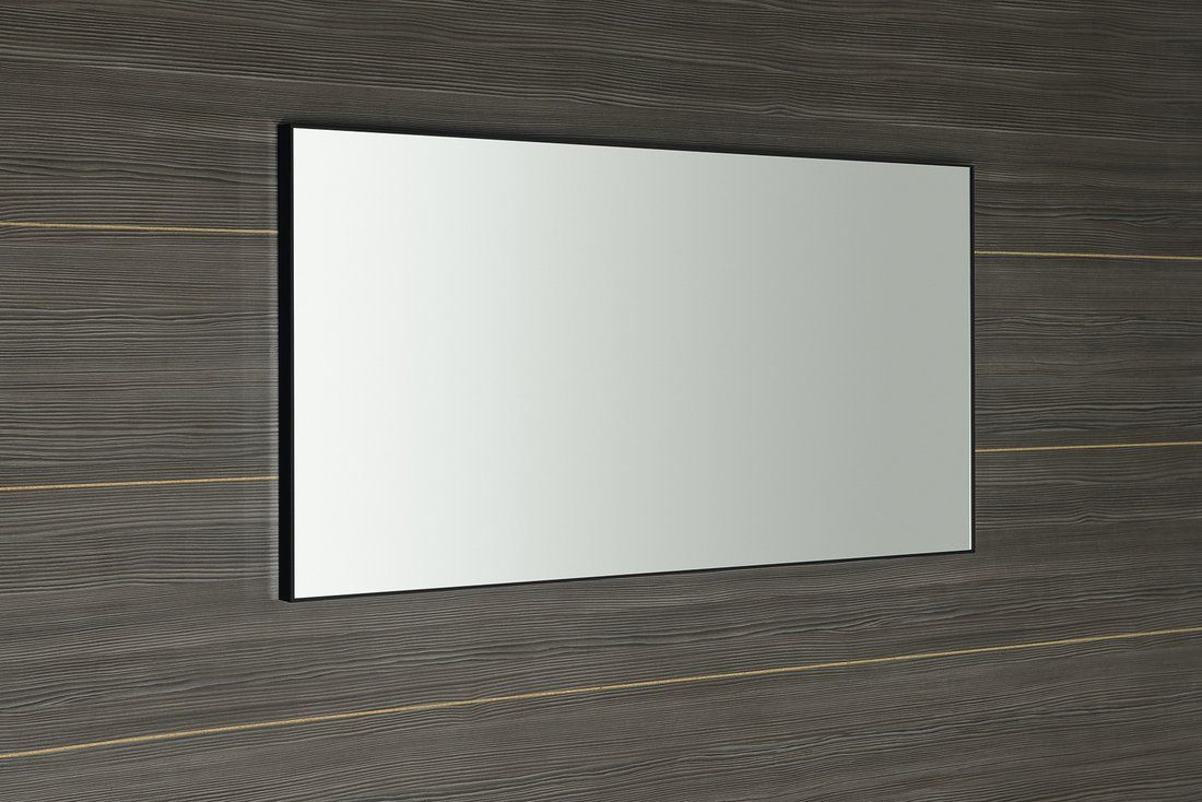 Sapho Arowana Zrkadlo v ráme 120x60 cm, čierny mat AWB1260 - galéria #1