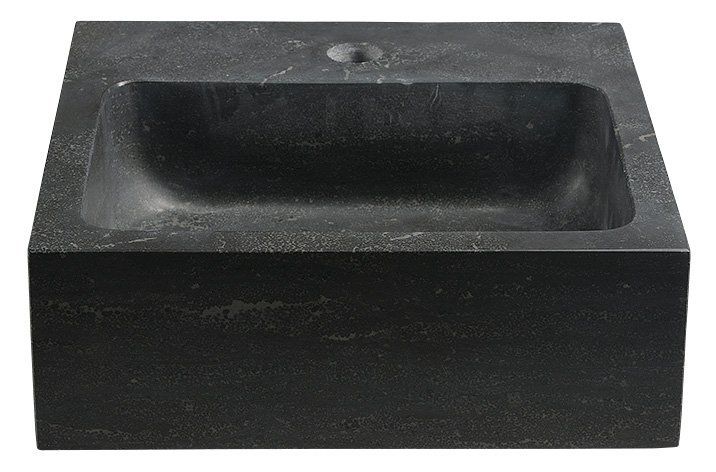 Umývadlo Sapho Block Stone 30x10x30 cm, antracit 2401-29 - galéria #1