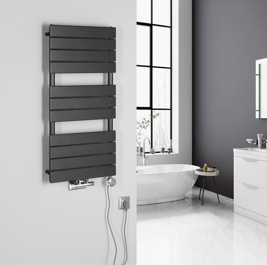 Aqualine Bondi DC405T Radiátor kombinovaný, 45x93,4cm, antracitový - galéria #1
