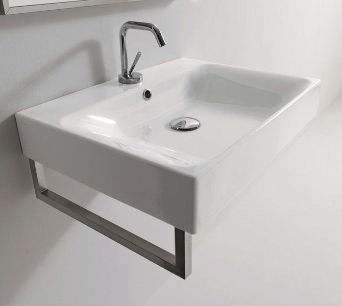 Kerasan Cento Keramické umývadlo 60x45 cm, biele 353101 - galéria #1
