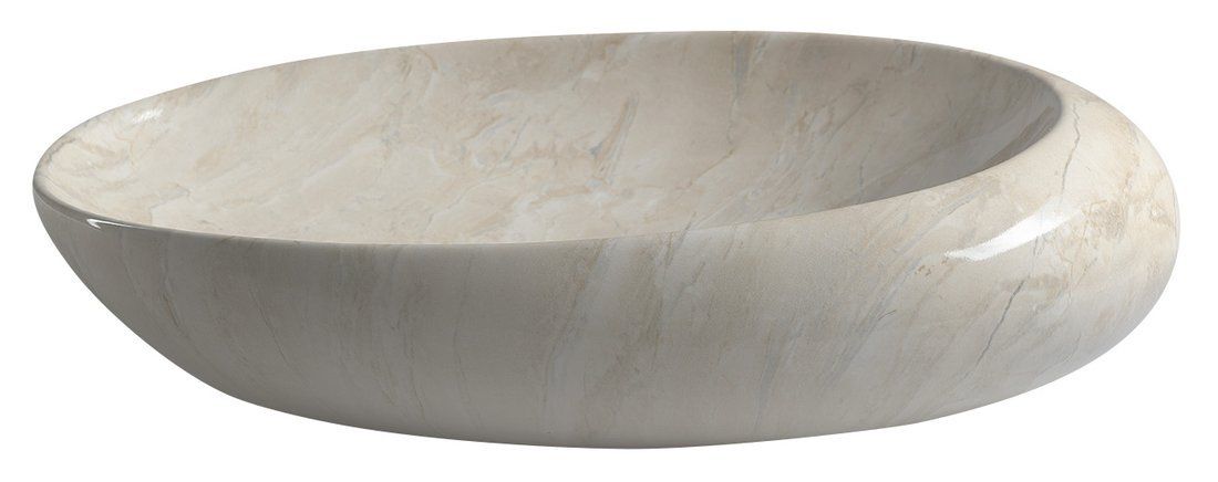 Sapho Dalma Keramické umývadlo 68x16,5x44 cm, marfil MM327 - galéria #1