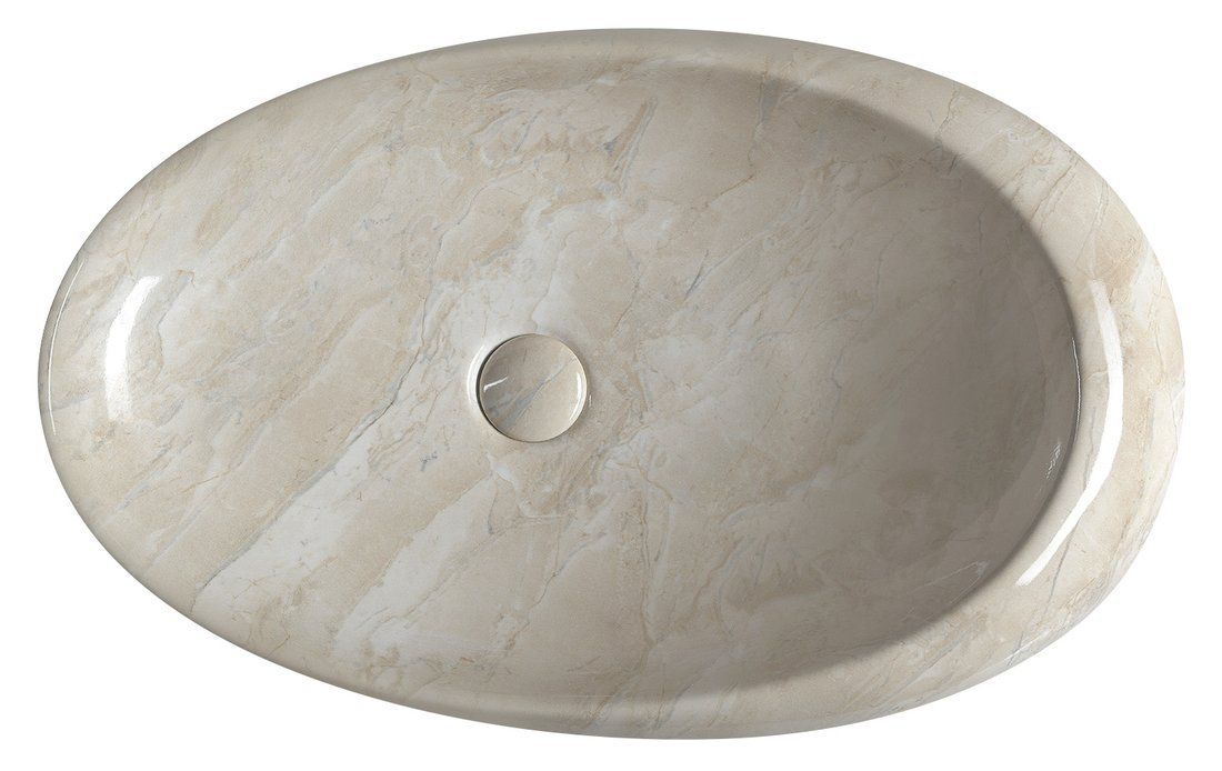 Sapho Dalma Keramické umývadlo 68x16,5x44 cm, marfil MM327 - galéria #2