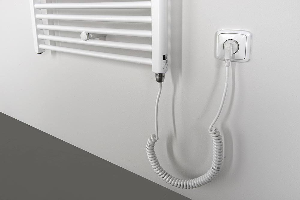 Aqualine Direct-E ILE94T Elektrický radiátor 45x96 cm, biely - galéria #2