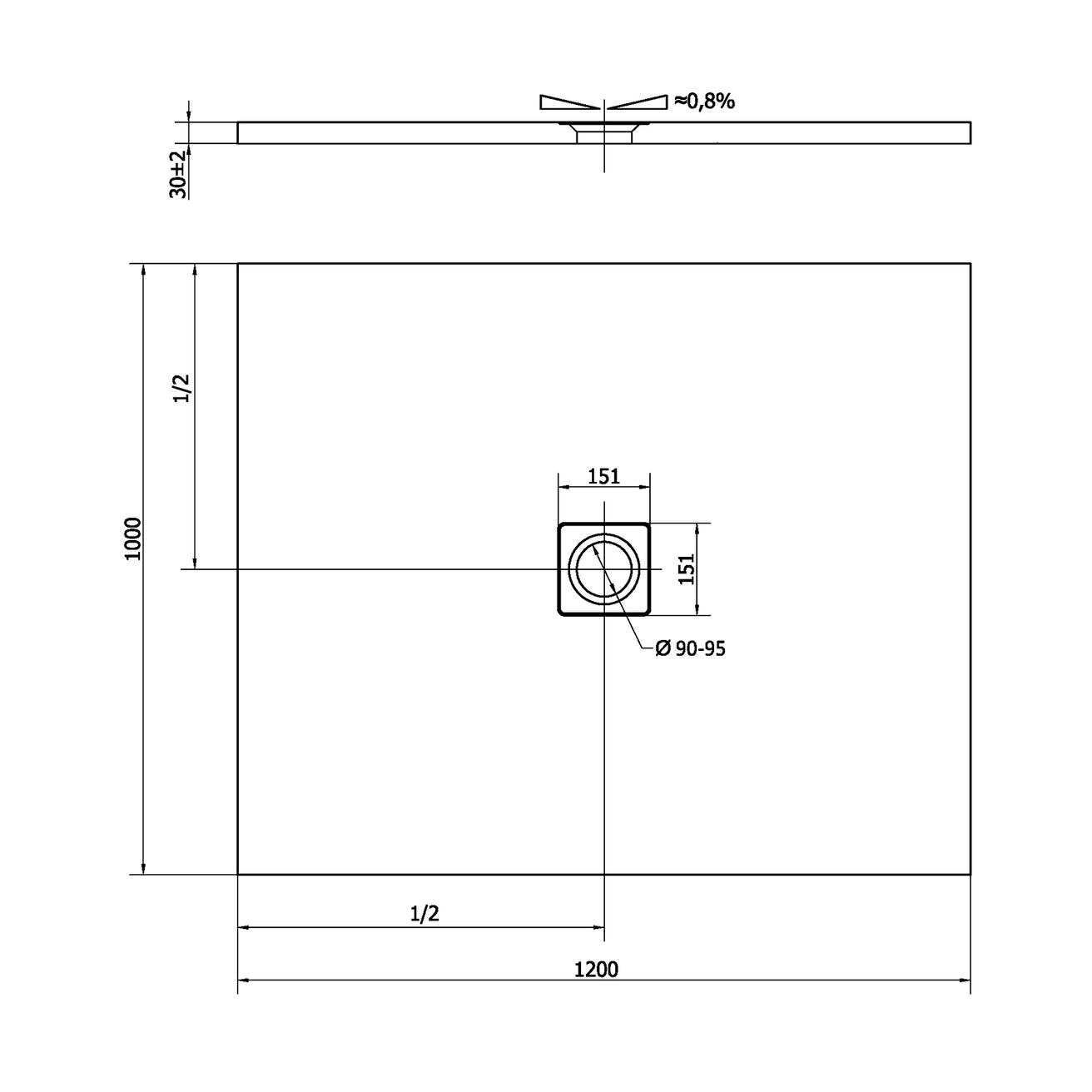 Polysan Flexia Vaňa z liateho mramoru 120x100x3 cm 71563 - galéria #3