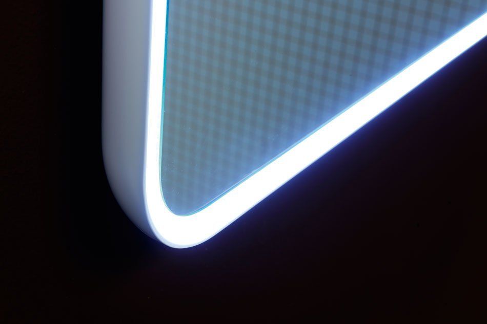 Sapho Float zrkadlo s LED osvetlením v ráme, 50x70 cm, biele, 22571 - galéria #5
