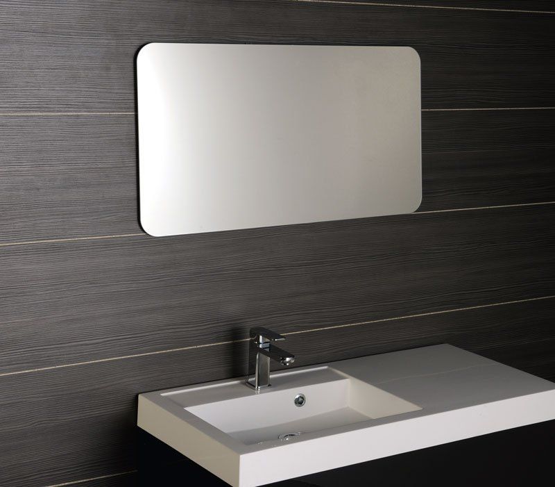 Sapho Ishape Zrkadlo so zaoblenými rohmi 100x50 cm AG510 - galéria #1