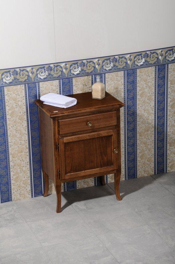 Sapho Retro skrinka 60x80x38 cm, buk-ľavá 1713 - galéria #1