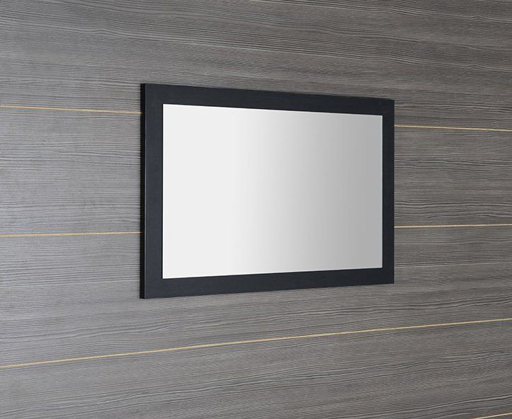 Sapho Treos Zrkadlo v ráme 110 x 50 cm, čierny mat TS100-3535 - galéria #1