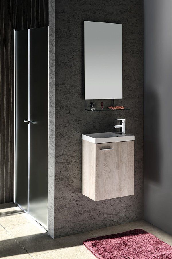 Sapho Wega Zrkadlo 40x80 cm s policou 60092-4 - galéria #2