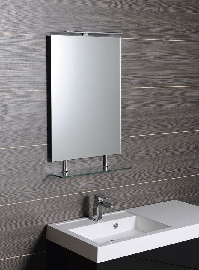 Sapho Wega Zrkadlo 50x80 cm s policou 60092-5 - galéria #1