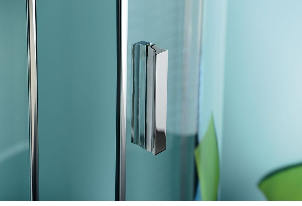 Polysan Zoom Sprchové dvere dvojdielne, 90 cm, chróm, číre sklo ZL1390 - galéria #1