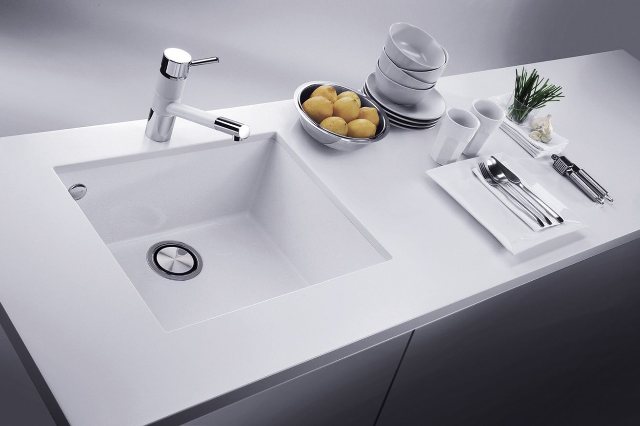 Sinks Cube 560 Granitový drez bez odkvapkávača, 56x50,5 cm, mlieko, TLCU56050028 - galéria #1