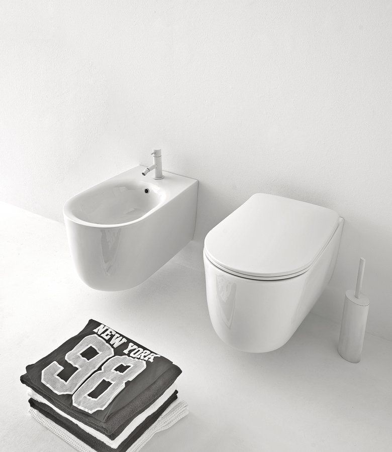 Kerasan Nolita Závesný bidet 35x33x55 cm, biely 532501 - galéria #4