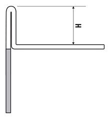 Sprchová vanička chemická nerezová oceľ komaxit čierna 10/1200 pravá - galéria #4