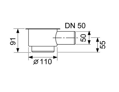 Tece Drainline sifón štandard 120 mm 650001 - galéria #1