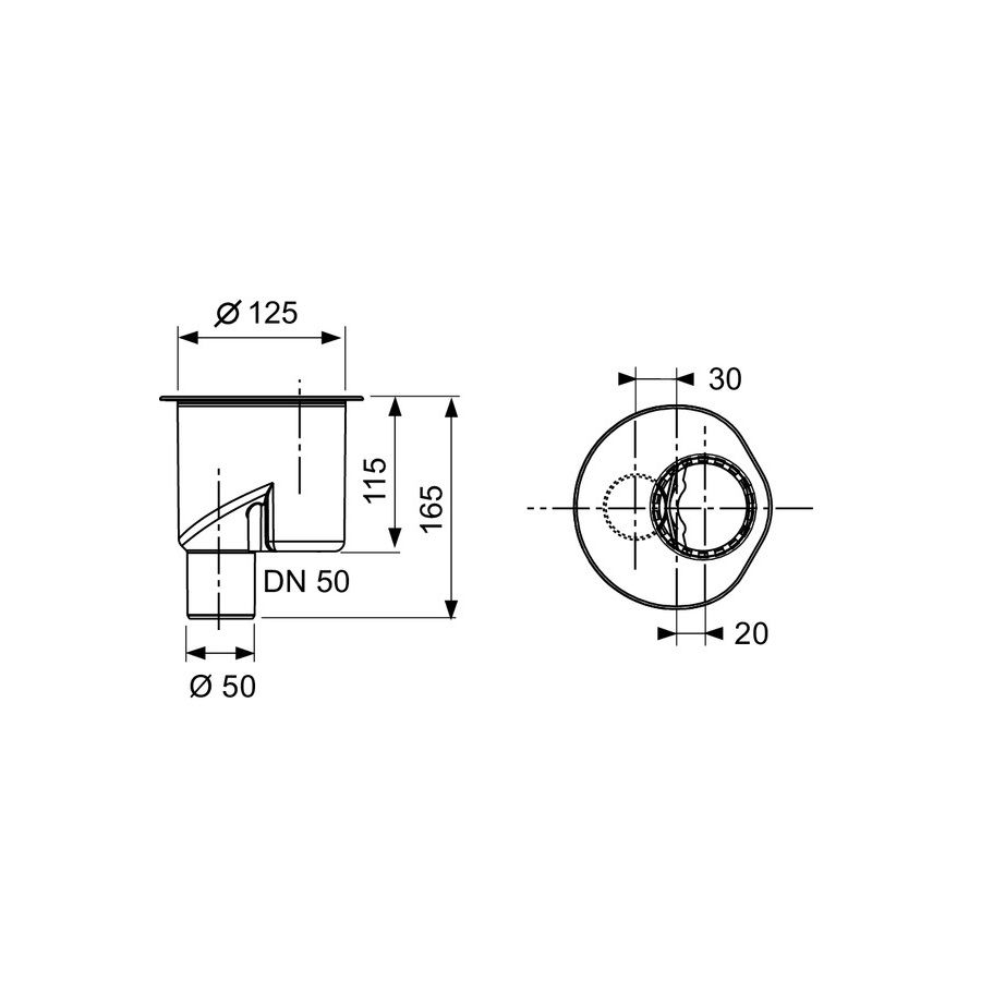 Tece Drainline Zápachová zátka 650003 - galéria #2