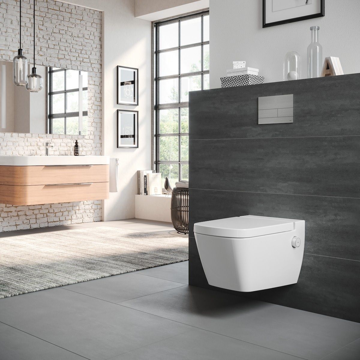 Závesný bidet Tece One, Rimless 9700200 - galéria #4