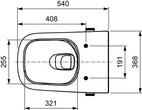Tece One Bidetové WC vrátane WC dosky Slim, biele 9700213 - galéria #7