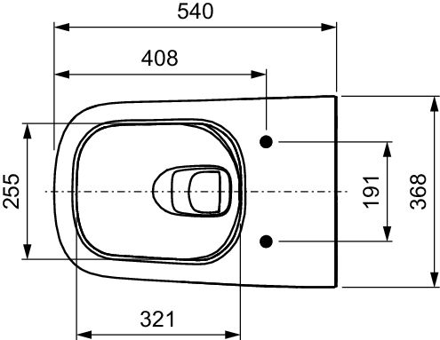 Tece One Závesné WC vrátane WC dosky Slim, biele 9700215 - galéria #7
